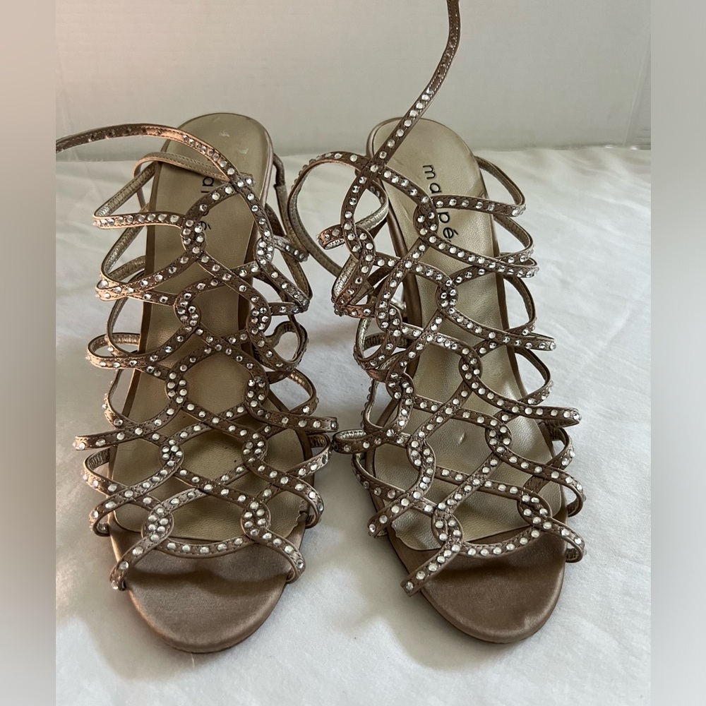 Maripe rhinestone strapped sandals